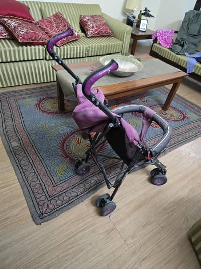 Lightweight & Foldable Baby Stroller - Cute Cat Design