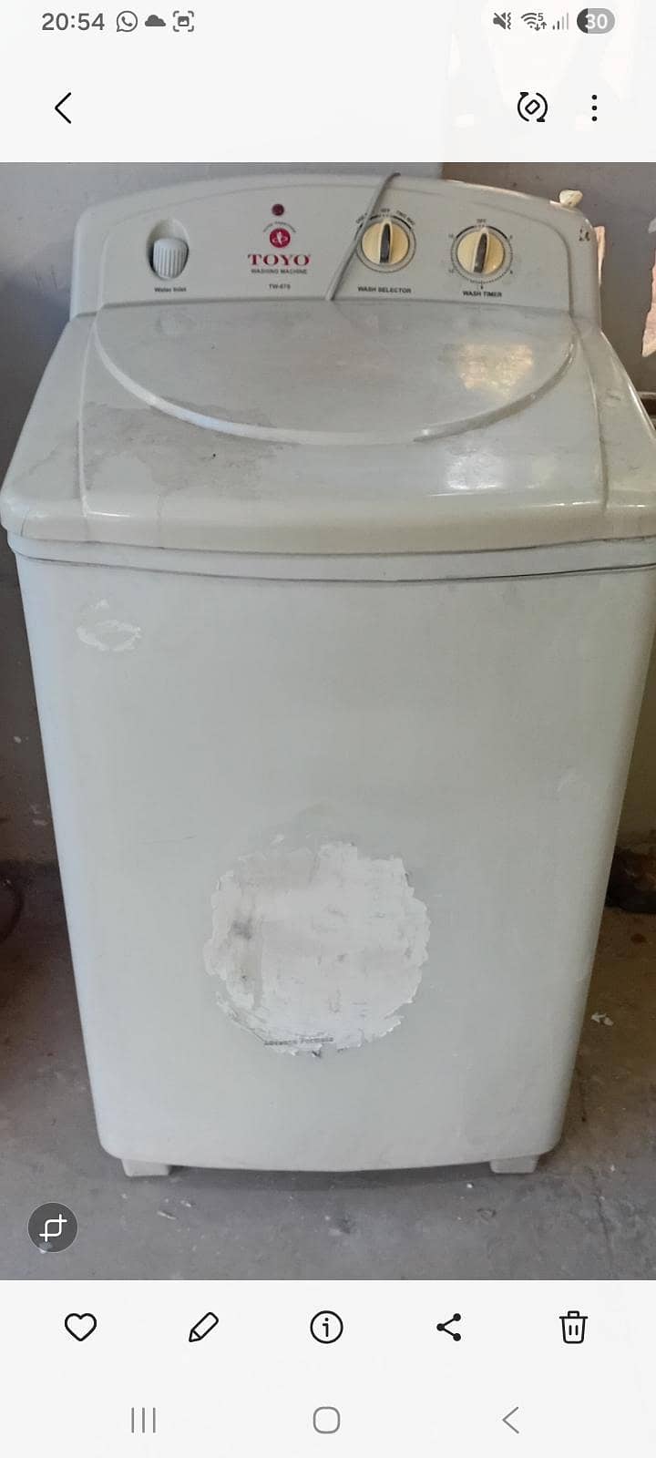 washing machine 0