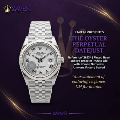 Rolex Oyster Perpetual Datejust 126234 – Unworn, Factory Sealed