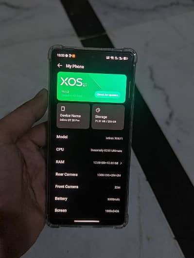 infinix GT 20 pro 12 GB RAM 256 GB memory 0320/1576/078