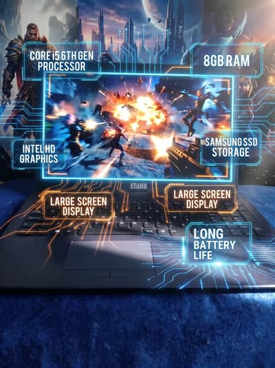 American Stonebook pro p10A core i5 6th generation SSD gaming laptop