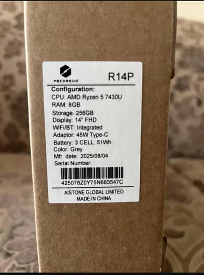 Machrevo R14 PM laptop Excellent condition