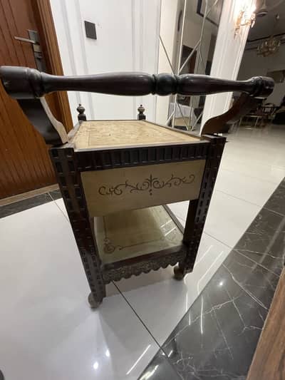 Tea trolley,dressing table mirror,    Wooden Curtain Pelmet