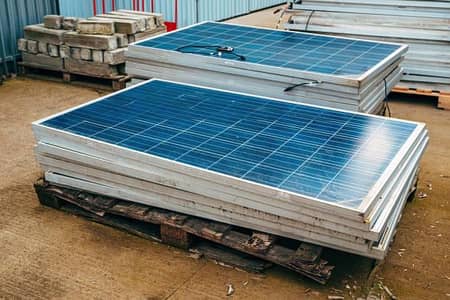 brand new solar panels