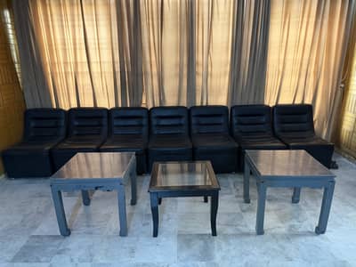 7 single seats sofas