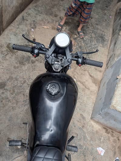 Road prince convert into cafe racer style