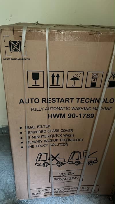Haier washing machine automatic HWM90-1789-01: G (9Kg)