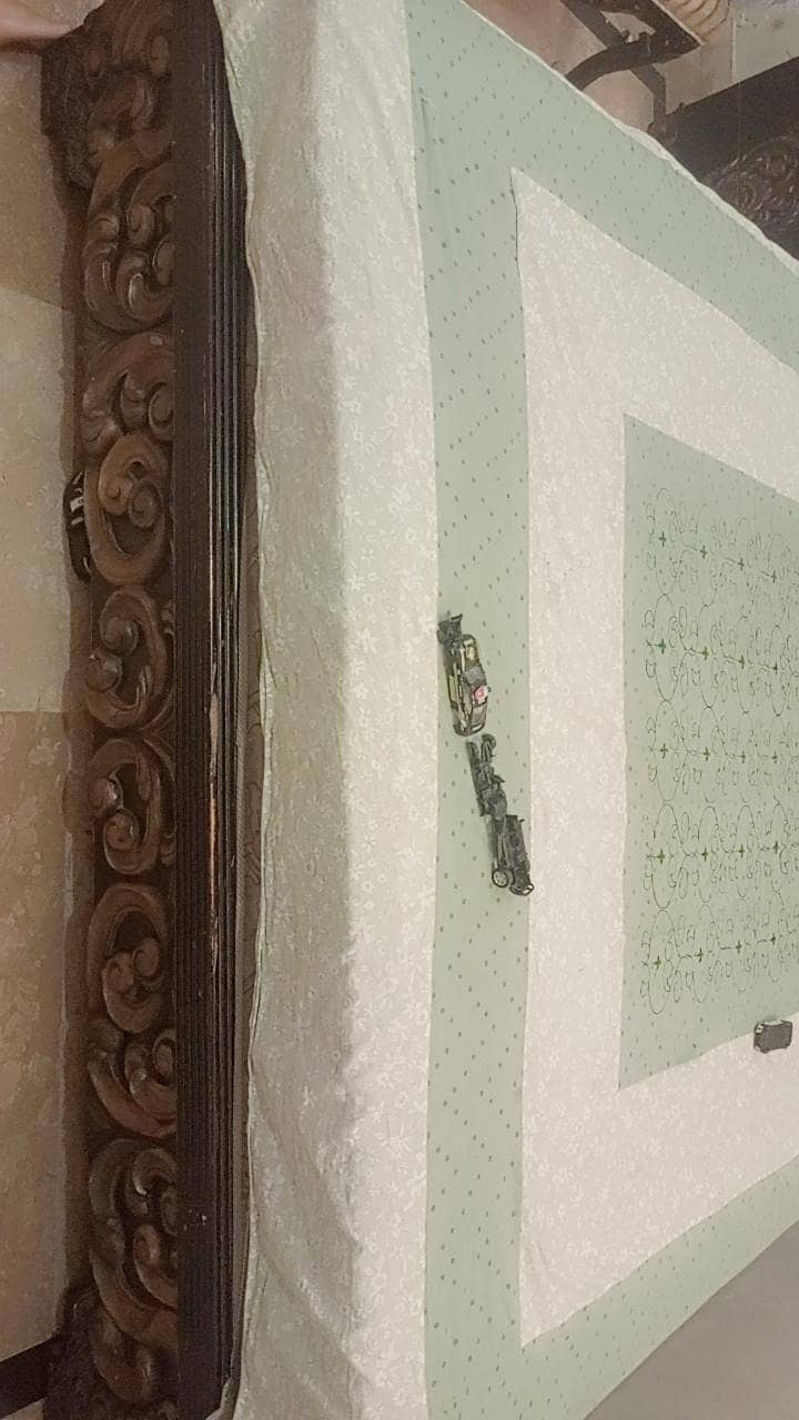 bed with two side tables 3