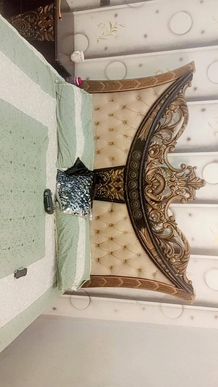 bed with two side tables 4