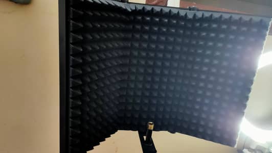 3 Panels Reflection Microphone Vocal Booth Filter (Isolation Shield)