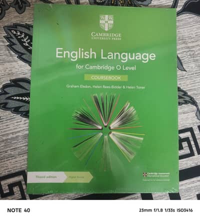 English language for cambridge O level.