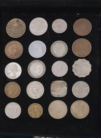 antique coins tray