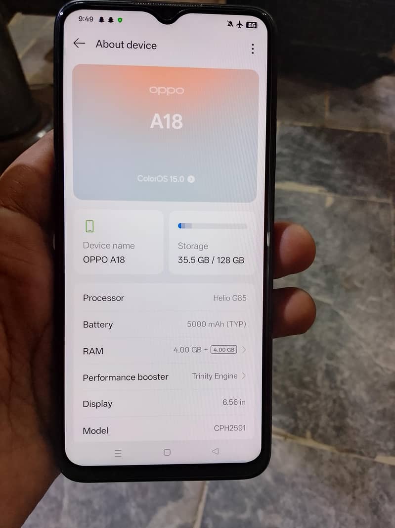 OPPO A18 6