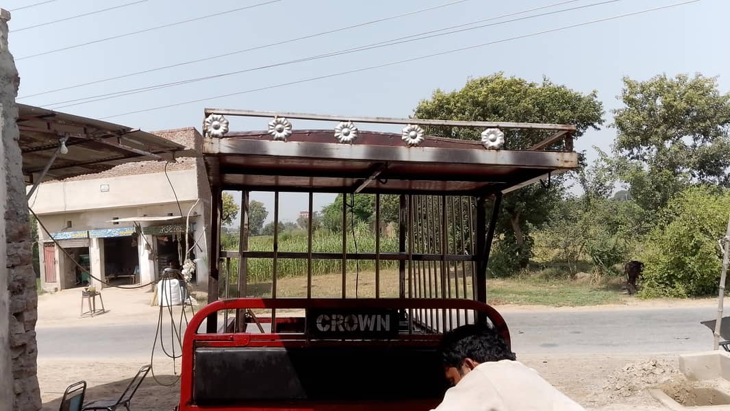 رکشہ کی مضبوط لوہے کی چھت اور اسٹیل کے ریکس برائے فروخت rickshaw roof 6