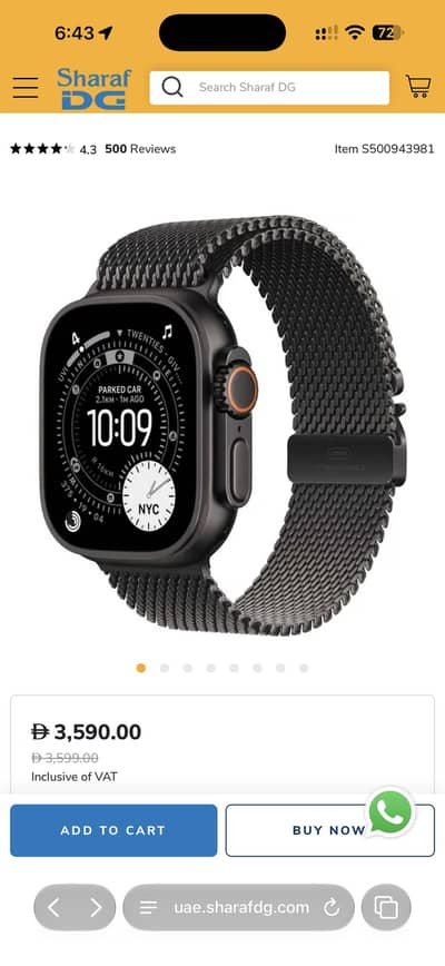 Apple Watch Ultra 3 Milanese Loop