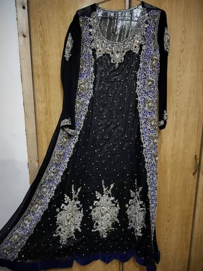 Black heavy maxi