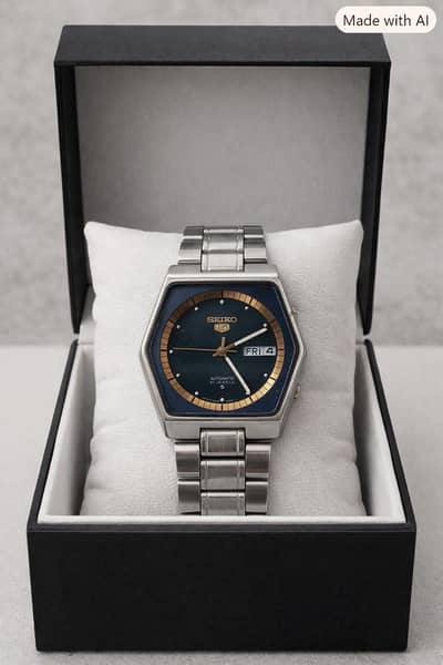 Original Seiko automatic date and day time watch