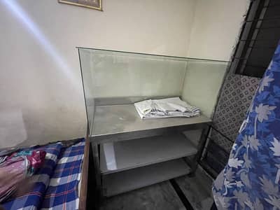 Stainless steel Triple shelves counter
