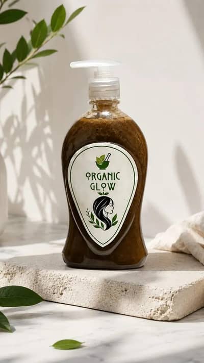 organic hair shampoo and oil