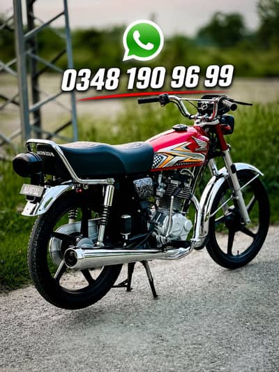 WhatsApp Only 0348 190 96 99• Honda CG 125cc - 2025 Shape •