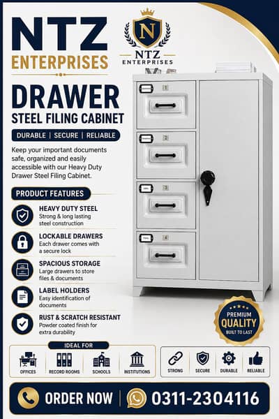 Drawer Steel Cabinet | File Cabinet | Steel Cabinet | Locker