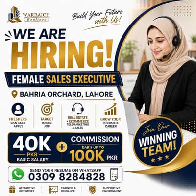 Female Real Estate Sales Executive