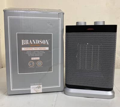 Brandson Ceramic Fan Heater 1800W – Imported – Excellent Condition