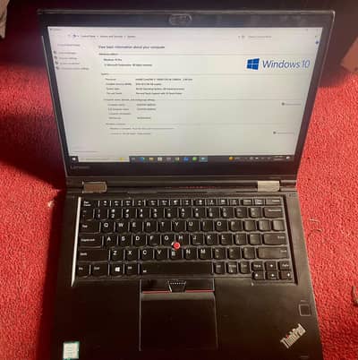 Lenovo Thinkpad yoga 370 Core i7 7th Gen 8GB Touch 360 convertable