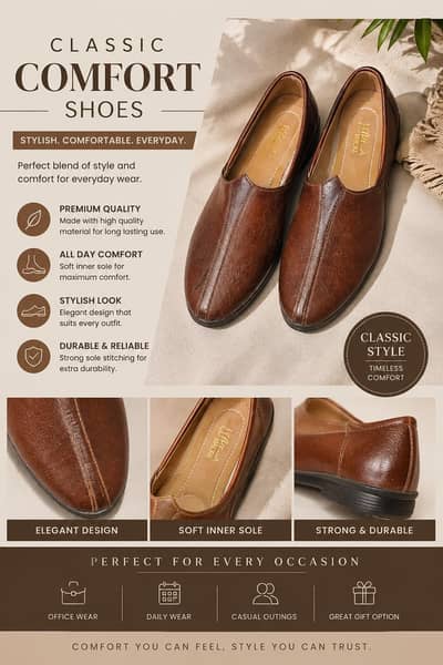 stylish fornal brown loafers_ classic and elegent shoes