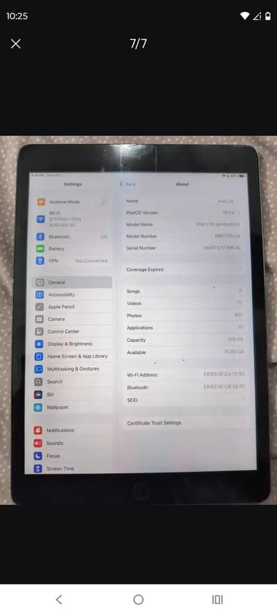 Ipad 7th generation | 128 GB
