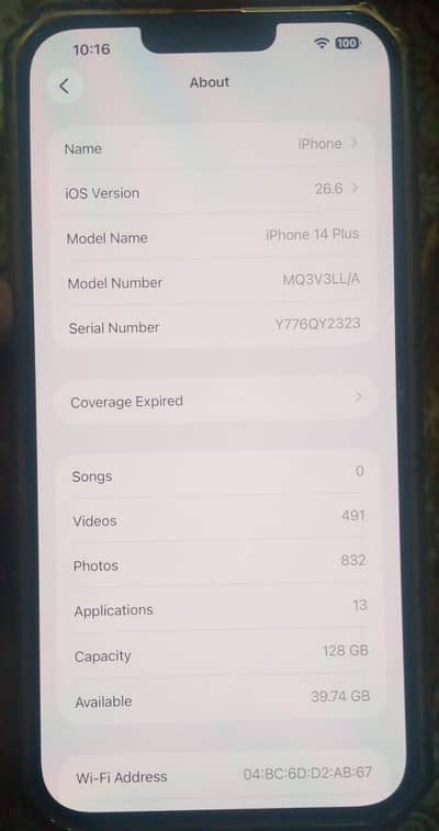 iPhone 14 plus