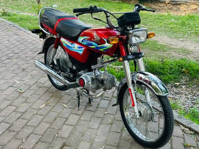 HONDA CD 70 2024 MODEL ISLAMABAD REGISTERED