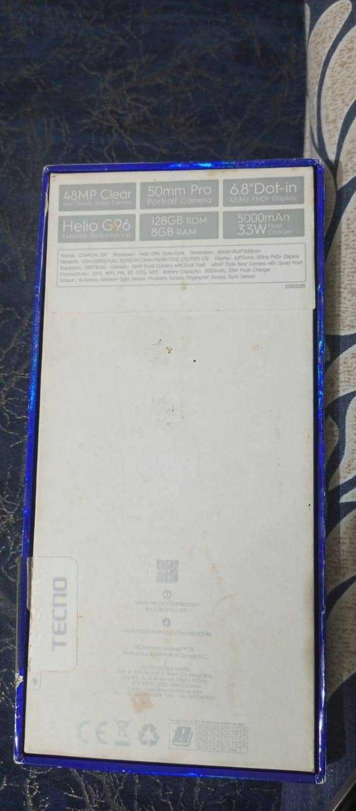 Tecno Camon 18 8