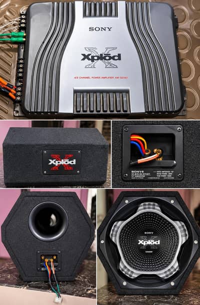  SONY XPLOD CAR AUDIO SETUP FOR SALE 