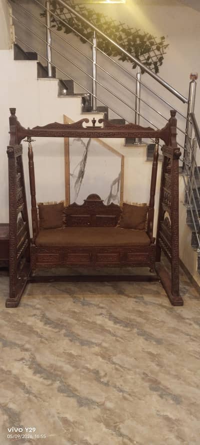 wooden swing