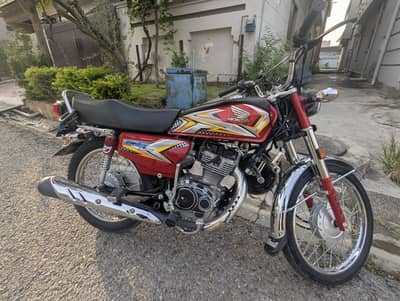 honda cg 125 red 2025