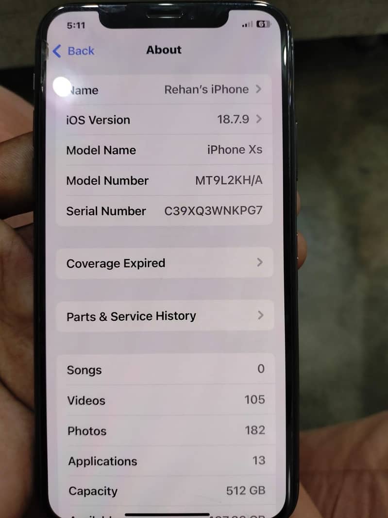Apple iPhone XS 9