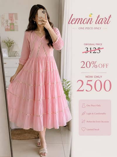 1pc lemontart maxi. Size medium