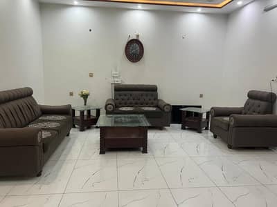 sofa set 6 seater and 3 tables