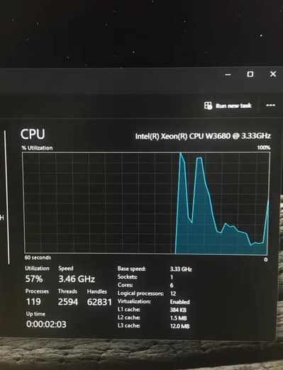 Lenovo S20 xeon 3680 6core 12 threads