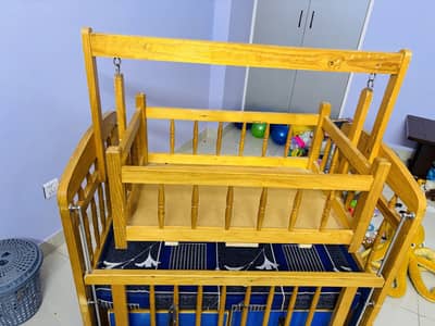 Baby Cot with Swing