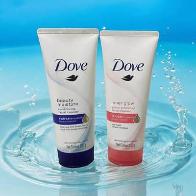 Dove face wash