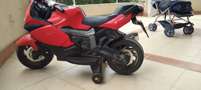 Kids battery operated heavy bike branded