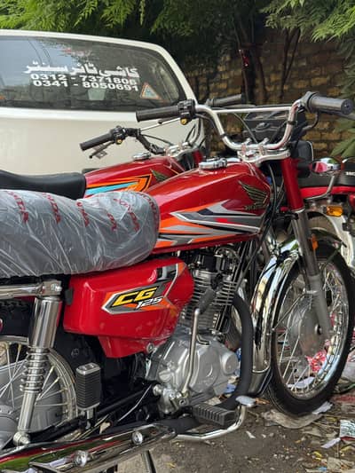 Honda cg 125 2027 model new sticker bike motorcycle for sale