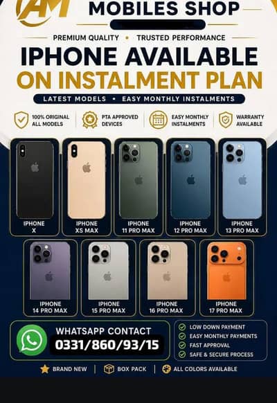 i Phone 8plus, 11,12,13,14,15 pro max on instalment Whatsap