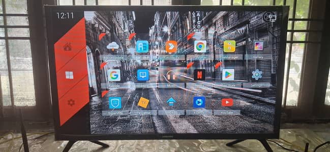SAMSUNG LED TV WITH ANDROID BOX