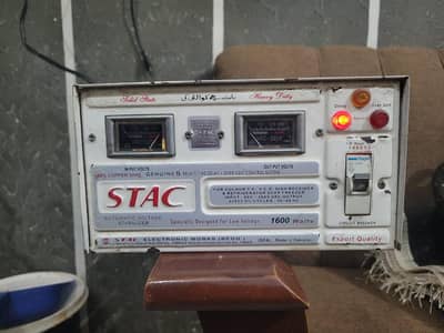STAC Automatic Voltage Stabilizer 1600 Watts - Working Condition