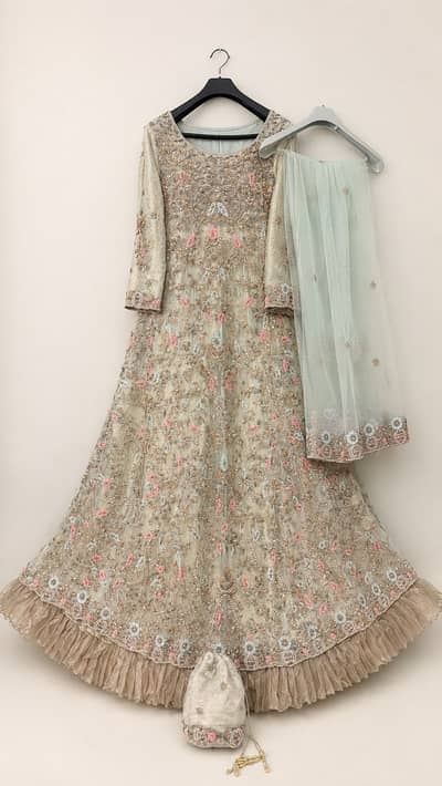 Designer Bridal Wedding Dress | 1 Time Used | Pure Net | 10/10