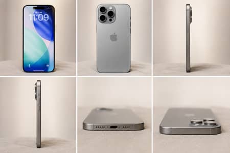iPhone 15 Pro Max 256GB Natural Titanium | PTA | 95% Battery | 9.9/10