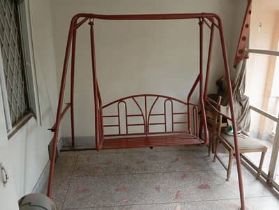 3 Seater Iron Jhoola / Swing with Stand – Used